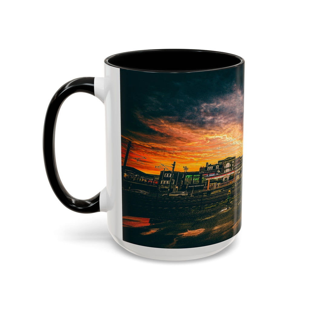 New London Connecticut Sunset Coffee Mug — Scenic Accent Mug