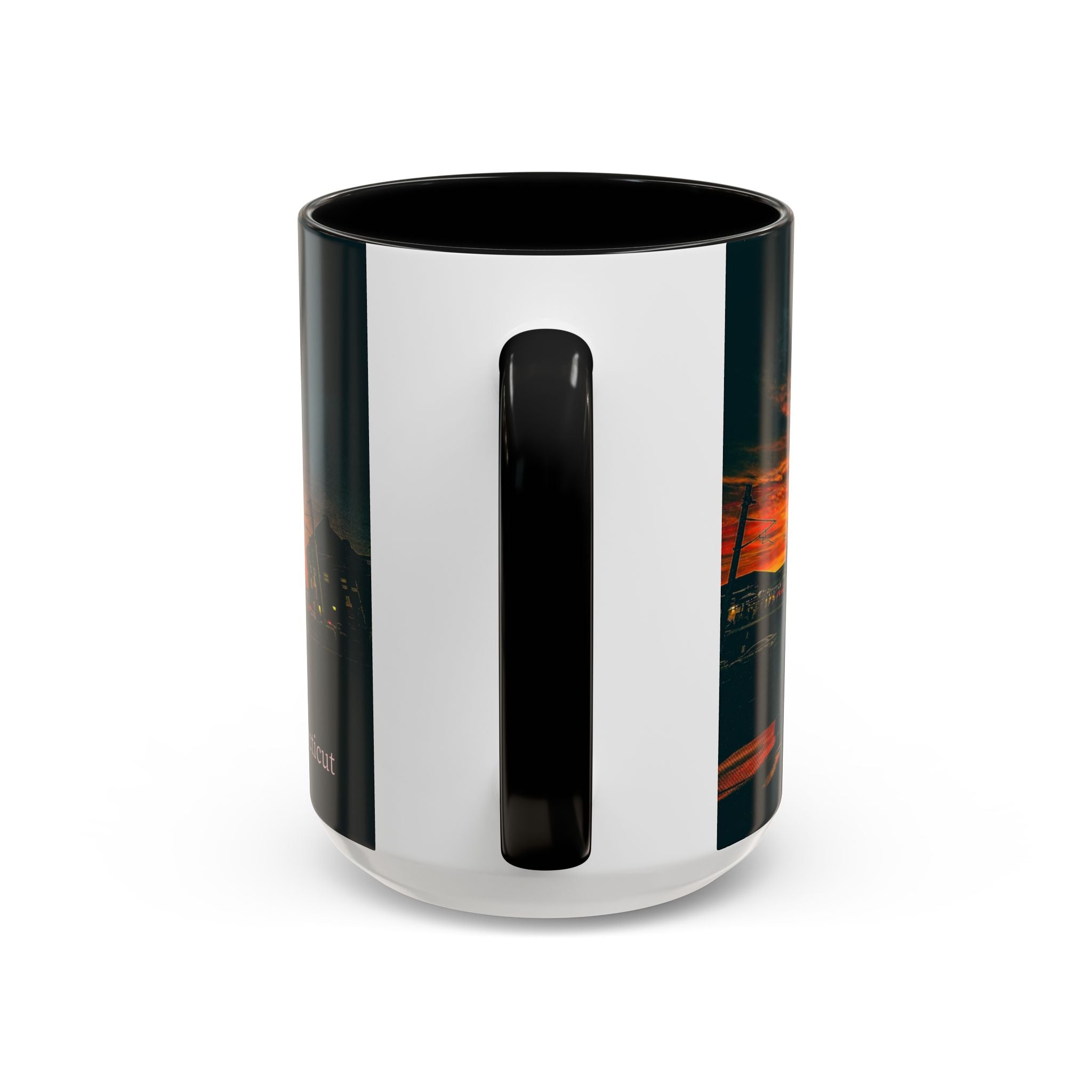 New London Connecticut Sunset Coffee Mug — Scenic Accent Mug