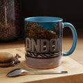 New London Sign  Accent Coffee Mug — Travel Souvenir 11/15oz