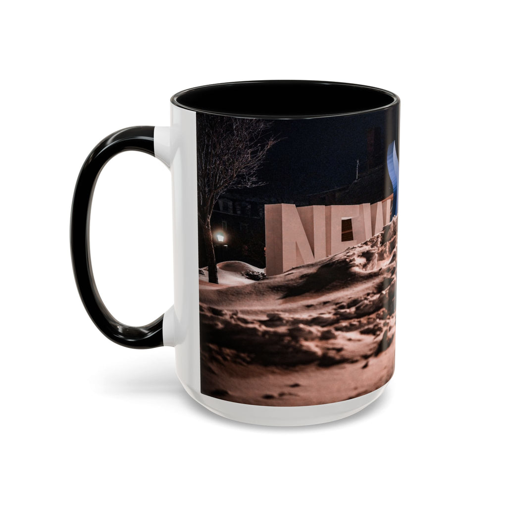 New London Whale Sign Accent Coffee Mug (11, 15oz)
