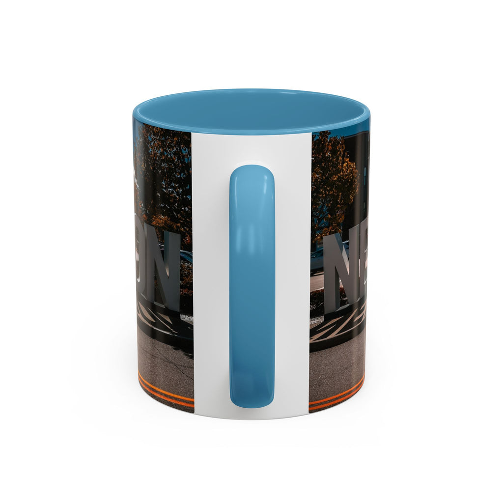 New London Sign  Accent Coffee Mug — Travel Souvenir 11/15oz