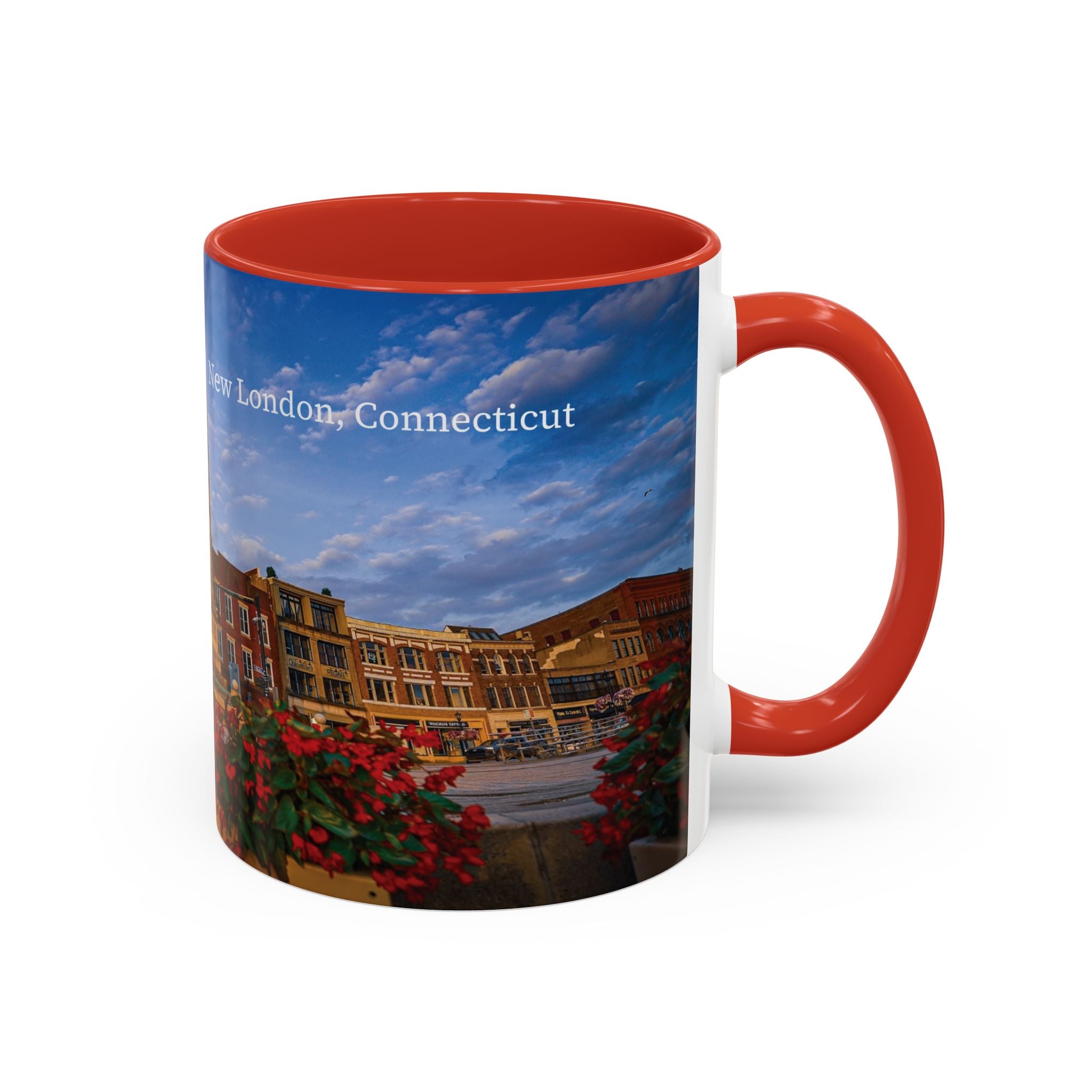 Soldiers & Sailors Monument - New London Coffee Mug — Scenic Downtown Landmark Travel Souvenir (11/15oz)
