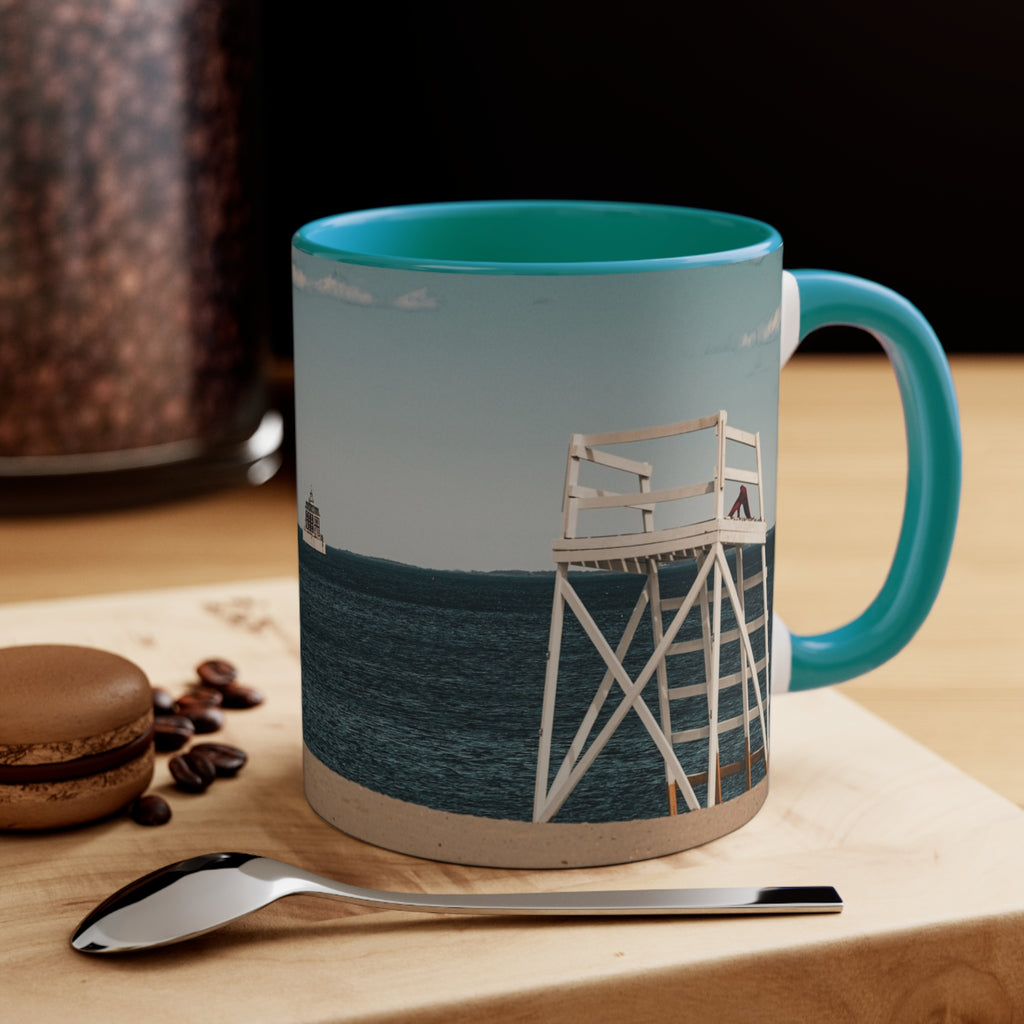 Ocean Beach Ferry Mug – New London, Connecticut Scenic Coffee Cup