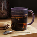 Gold Star Bridge New London Connecticut Nightscape Coffee Mug – Scenic River & Bridge Night Lights (11/15oz)