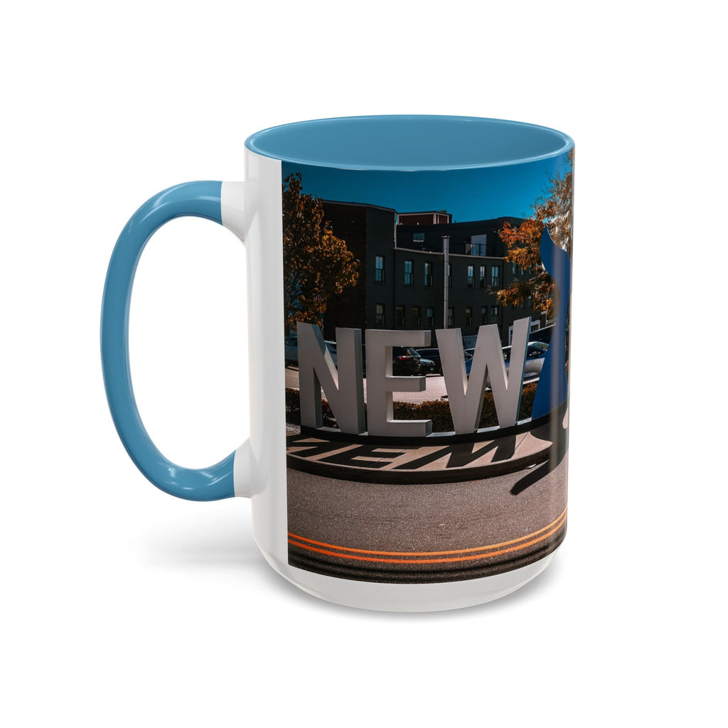 New London Sign  Accent Coffee Mug — Travel Souvenir 11/15oz