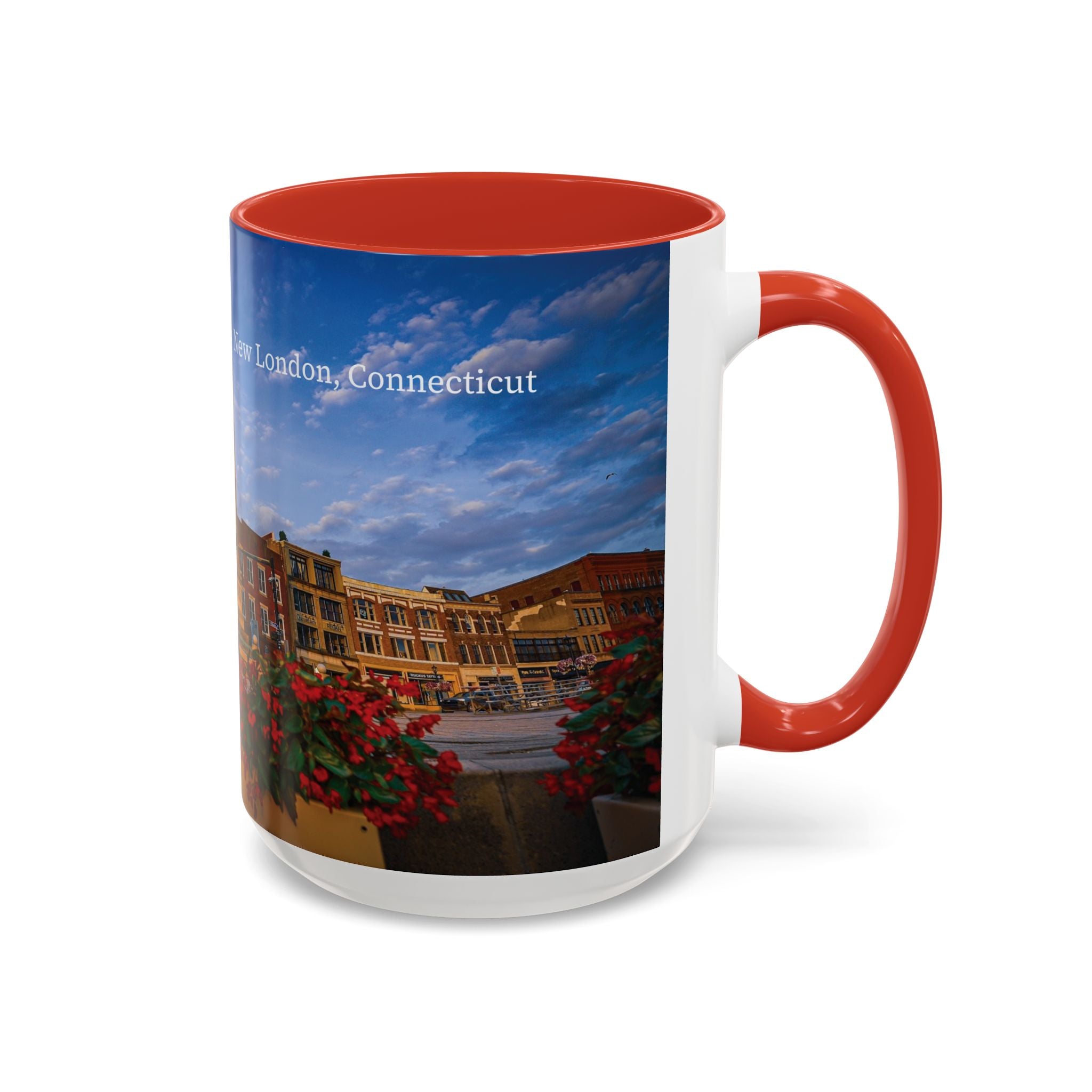 Soldiers & Sailors Monument - New London Coffee Mug — Scenic Downtown Landmark Travel Souvenir (11/15oz)