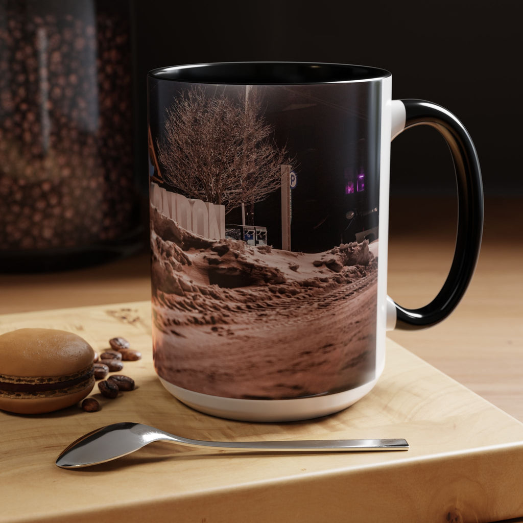 New London Whale Sign Accent Coffee Mug (11, 15oz)