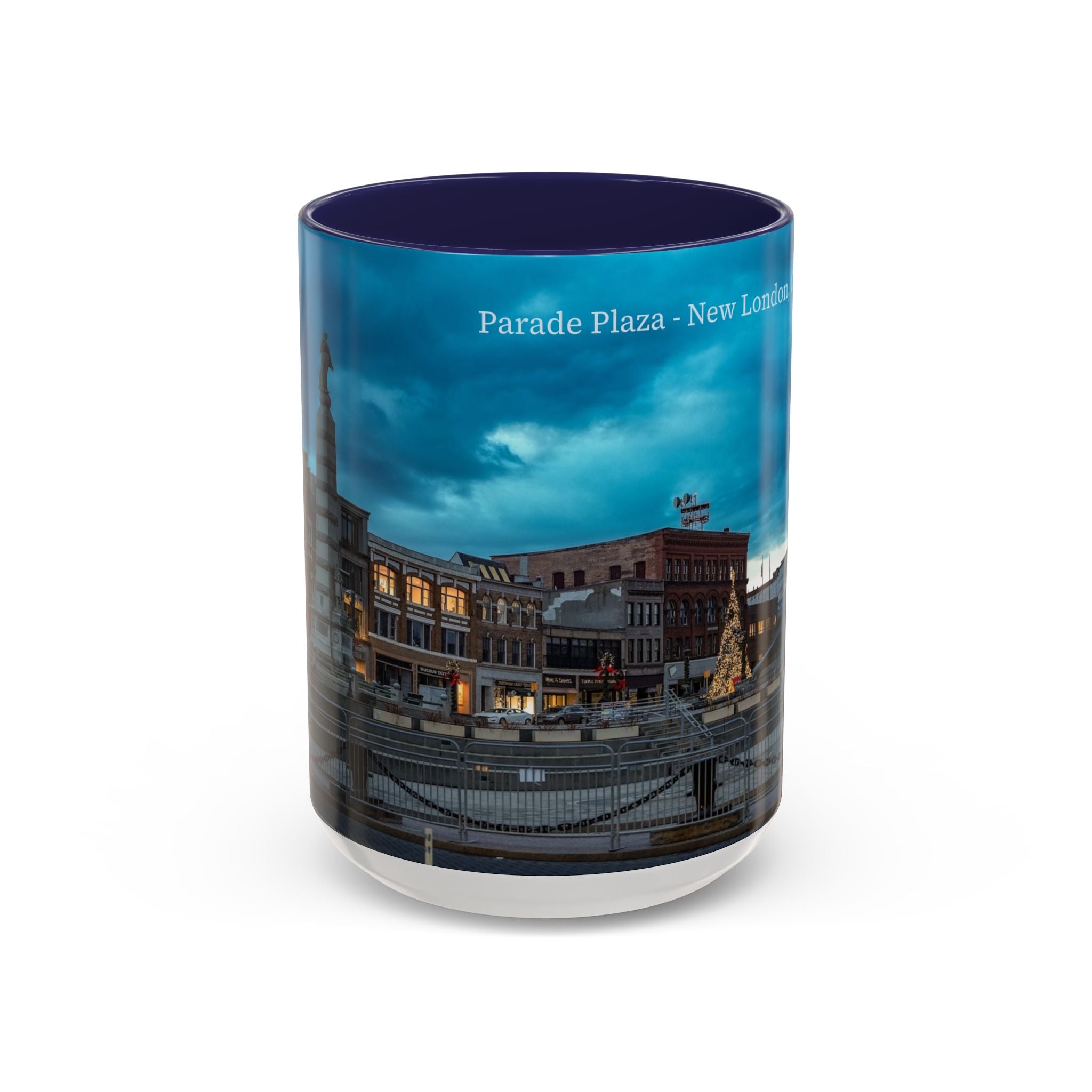 Parade Plaza - New London Town Square Ceramic Accent Coffee Mug — (11/15oz)