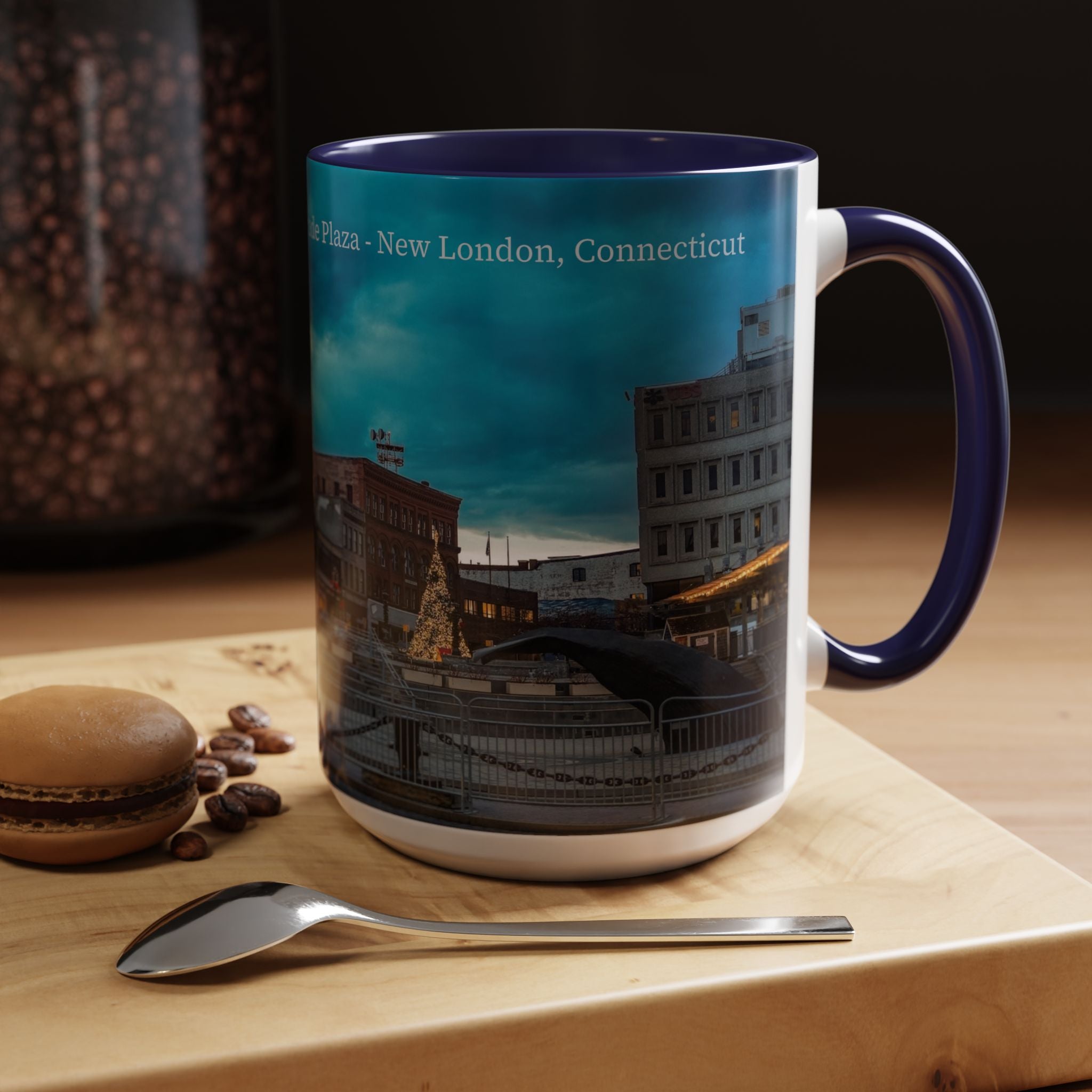 Parade Plaza - New London Town Square Ceramic Accent Coffee Mug — (11/15oz)