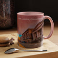 New London State Street Rainbow Coffee Mug — Scenic City Street Photo Accent Mug (11/15oz)