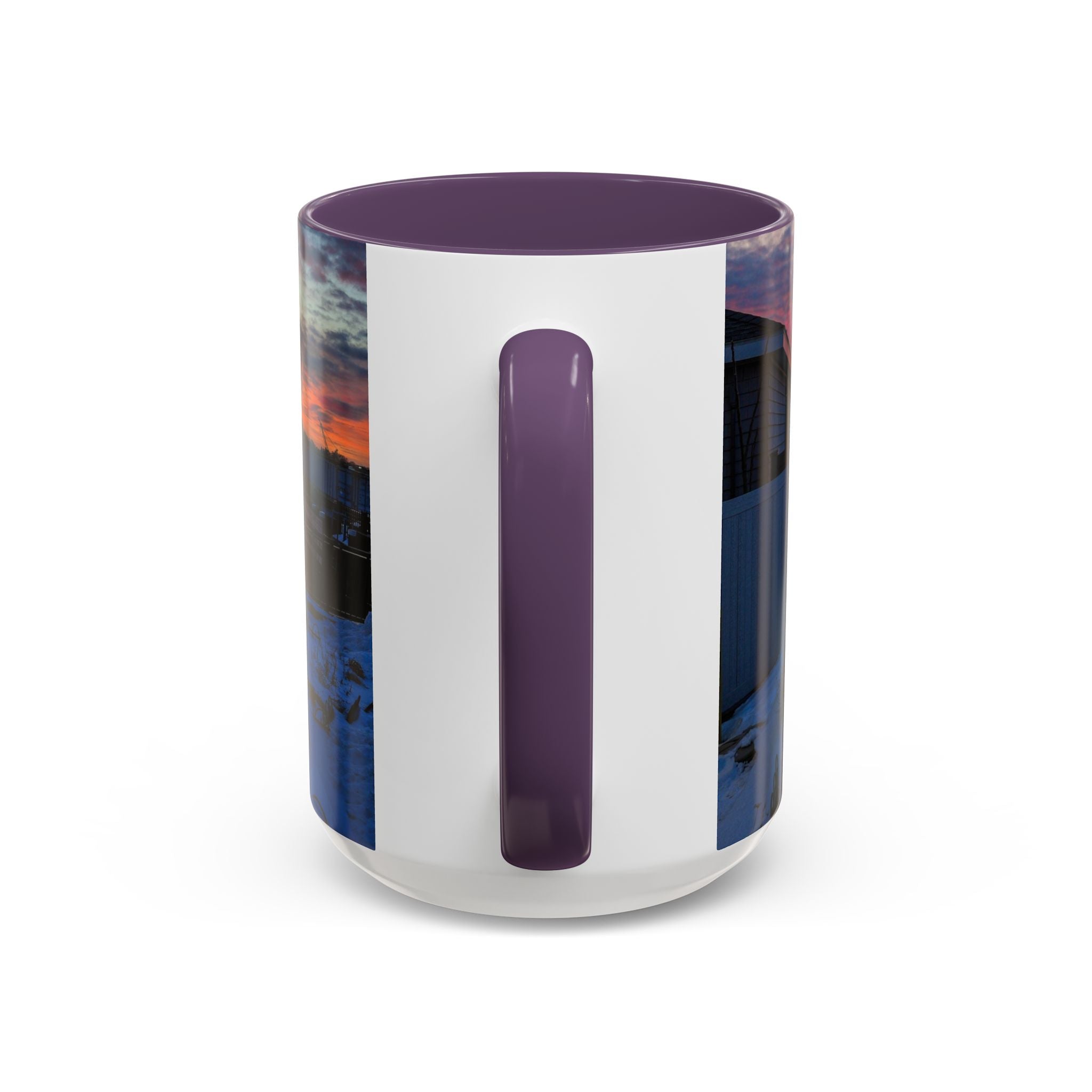 Eugene O'Neill Boy Statue New London Connecticut Sunrise Accent Coffee Mug