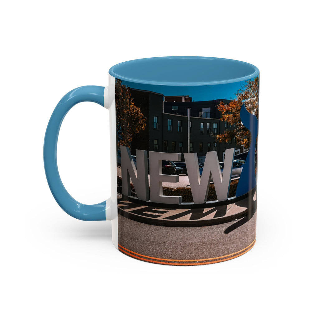 New London Sign  Accent Coffee Mug — Travel Souvenir 11/15oz